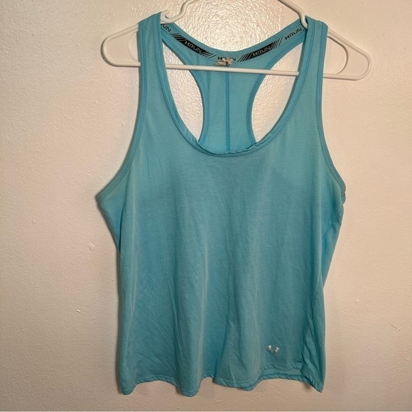 Under Armour Run Racerback Tank Top Light Blue - Picture 3 of 10